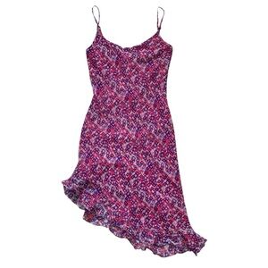 Vintage 90s Betsey Johnson Silk Asymmetrical Dress 💘